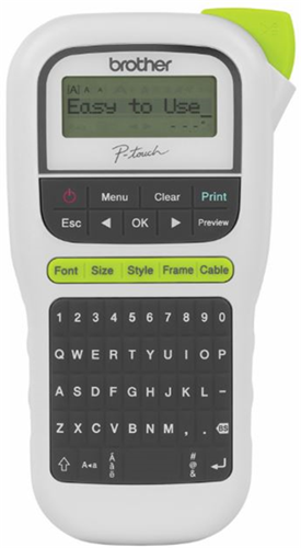 Brother PTH110 Durable P-Touch White Label Printer $50 Cashback