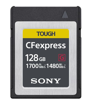 Sony CEBG128 Tough CFexpress Type B 128GB Memory Card