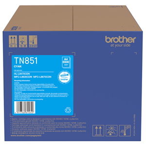Brother TN851C Cyan Standard Toner