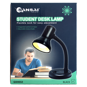 Sansai Student Desk Lamp Black