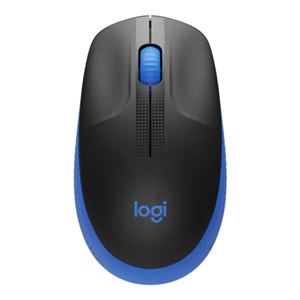 Logitech M190 Full Size Wireless Mouse - Blue