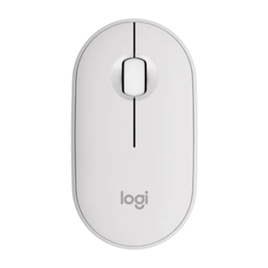 Logitech M350S Pebble 2 USB Wireless/Bluetooth Mouse - White