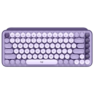 Logitech POP Keys Wireless Mechanical Keyboard w/Emoji - Lavender