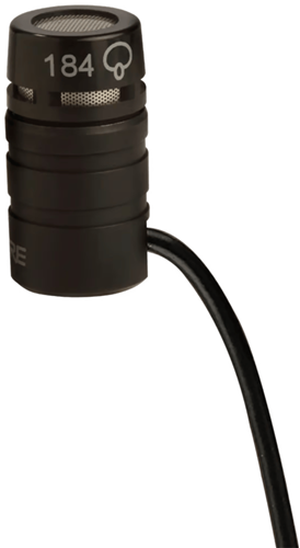 Shure WL184 Super Cardioid Lapel Microphone