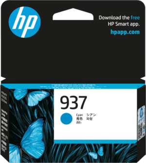 HP 937 Cyan Original Ink Cartridge