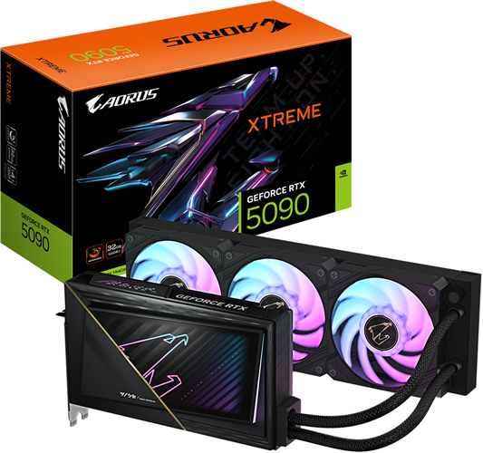 Gigabyte GV-N5090AorusX W-32GD RTX5090 32GB GDDR6X PCIE Graphics Card 1 Gigabyte GV-N5090AorusX W-32GD RTX5090 32GB GDDR6X PCIE Graphics Card