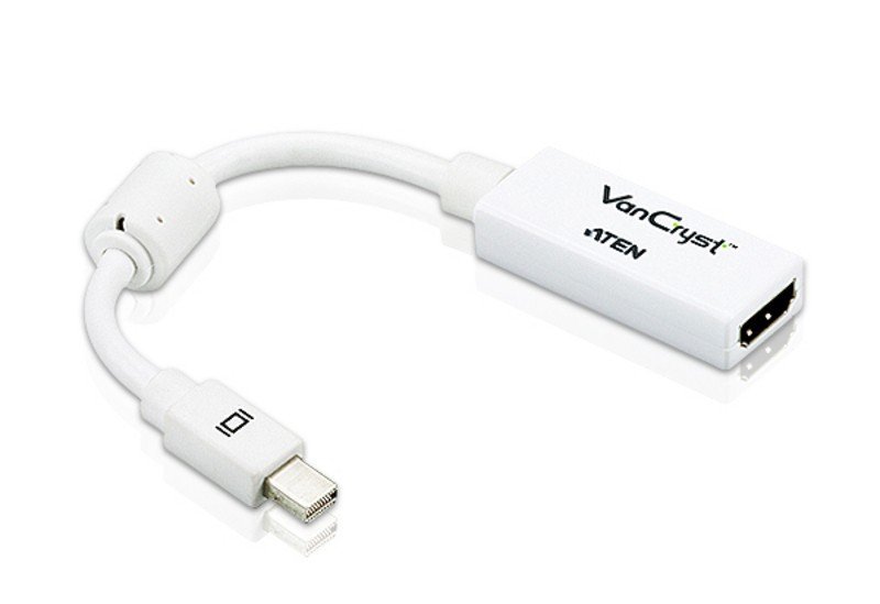 ATEN VC980 Mini DisplayPort to HDMI Adapter w/Audio enabled for Mac products 1 ATEN VC980 Mini DisplayPort to HDMI Adapter w/Audio enabled for Mac products