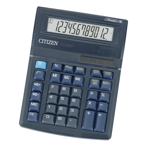 Citizen CT-600LIII Check & Correct Desktop Calculator 1 Citizen CT-600LIII Check & Correct Desktop Calculator