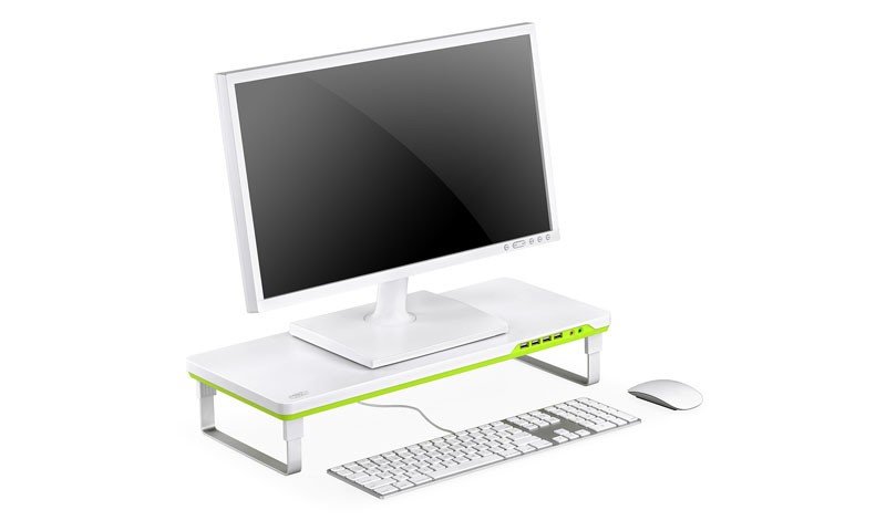 Deepcool M-Desk F1 Ergonomic Monitor Stand Up To 27" & 10kg W/ Audio & 4x USB Ports 1 Deepcool M-Desk F1 Ergonomic Monitor Stand Up To 27" & 10kg W/ Audio & 4x USB Ports