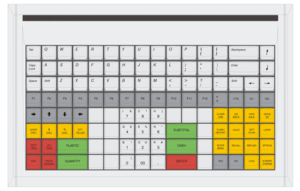 Free Range 128 Key QWERTY Matrix Lght Gry Lowes
