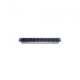 LinkBasic IEC 19" 1RU 8 Ports C13 Power Distribution Units AU Approved (15A connection required)