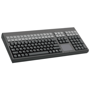 LPOS 71401 QWERTY Keyb with Touchp USB Black