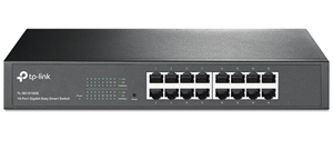 TP-Link SG1016DE 16 Port Gigabit Switch Easy Smart Rack Mount – Network Switches | ACP Online