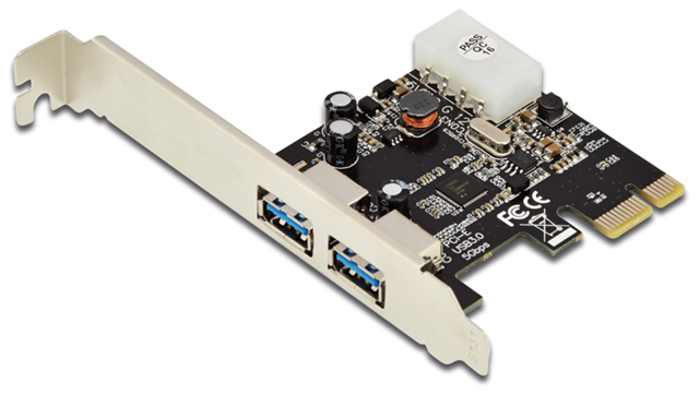Digitus PCIE USB3.0 2-Port Add-On Card – IO Cards | ACP Online