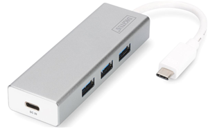 Digitus Type-C to USB3.0 3 Port Hub with Power Delivery (PD) – USB Hubs | ACP Online