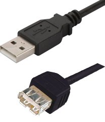 Digitus USB 2.0 Type A (M) to USB Type A (F) 1.8m Extension Cable – Cables - USB & Firewire | ACP Online