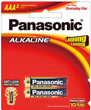 Panasonic AAA Alkaline Battery 2 Pack – Batteries & Chargers | ACP Online