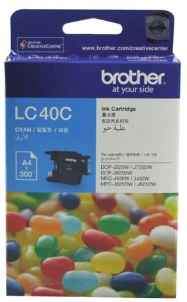 Brother LC40C Cyan Ink Cartridge – Printer Consumables | ACP Online