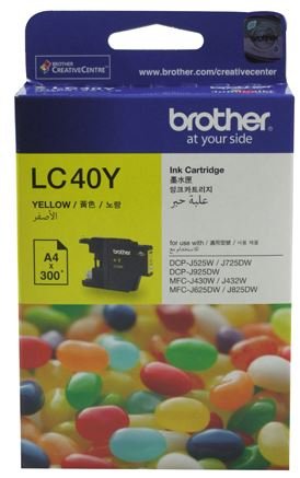 Brother LC40Y Yellow Ink Cartridge – Printer Consumables | ACP Online