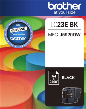 Brother LC23EBK Black Ink Cartridge – Printer Consumables | ACP Online