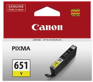 Canon CLI651Y Yellow Ink Cartridge – Printer Consumables | ACP Online