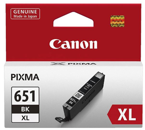 Canon CLI651XLBK XL Black High Yield Ink Cartridge – Printer Consumables | ACP Online