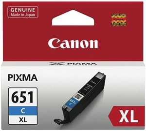 Canon CLI651XLC  Cyan High Yield Ink Cartridge – Printer Consumables | ACP Online