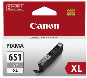Canon CLI651XLGY Grey High Yield Ink Cartridge – Printer Consumables | ACP Online