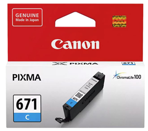 Canon CLI671C Cyan Ink Cartridge – Printer Consumables | ACP Online