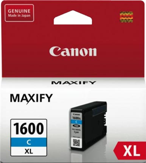 Canon PGI1600XLC Cyan High Yield Ink Cartridge – Printer Consumables | ACP Online