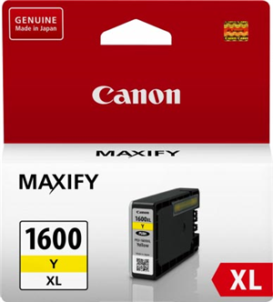 Canon PGI1600XLY Yellow High Yield Ink Cartridge – Printer Consumables | ACP Online
