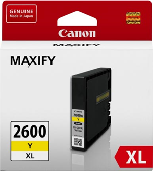 Canon PGI2600XLY Yellow High Yield Ink Cartridge – Printer Consumables | ACP Online