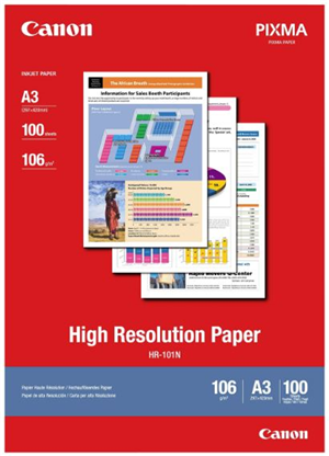 Canon HR-101N A3 High Resolution 106gsm Photo Paper - 100 Sheets – Printer Consumables | ACP Online