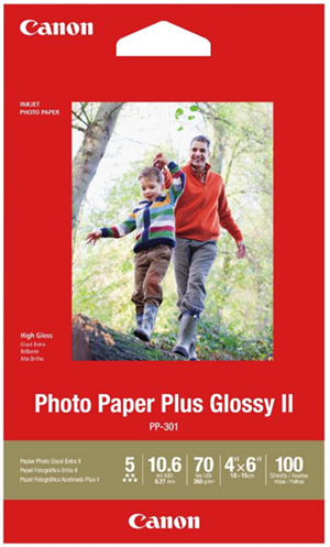 Canon PP-301 4x6 Glossy II 275gsm Photo Paper - 100 Sheets – Printer Consumables | ACP Online