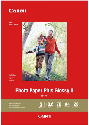 Canon PP-301 A4 Glossy II 275gsm Photo Paper - 20 Sheets – Printer Consumables | ACP Online