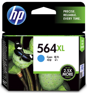 HP 564XL High Yield Cyan Ink Cartridge – Printer Consumables | ACP Online