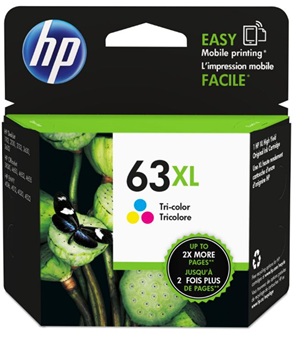 HP 63XL Tri-Colour High Yield Ink Cartridge – Printer Consumables | ACP Online