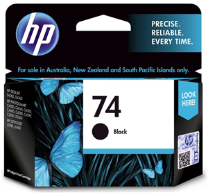HP 74 Black Ink Cartridge – Printer Consumables | ACP Online