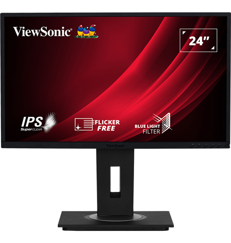 ViewSonic VG2448 24" 1920x1080 HDMI DP Ergo Monitor – Monitors | ACP Online