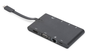 Digitus USB Type-C Universal Travel Notebook Dock with Power Delivery – Notebook Accessories | ACP Online