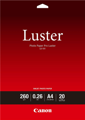 Canon LU-101 A3 Luster 260gsm Photo Paper Pro - 20 Sheets – Printer Consumables | ACP Online