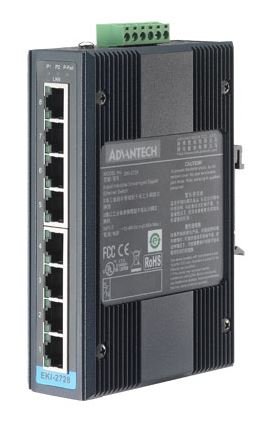 Advantech EKI-2728I-BE 8-Port Unmanaged GBE Ethernet – Network Switches | ACP Online