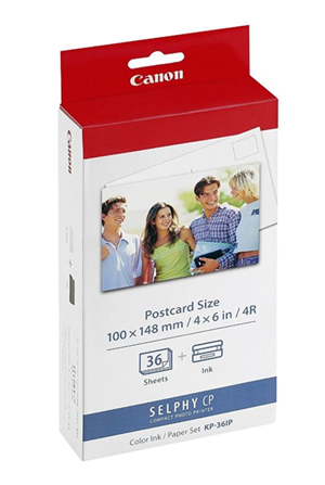 Canon KP-36IP Selphy 6x4 Photo Paper & Ink Kit - 36 Sheets – Printer Consumables | ACP Online