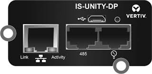 Vertiv IS-UNITY-DP SNMP / WEB / RS-485 Card – Uninterruptible Power Supplies | ACP Online