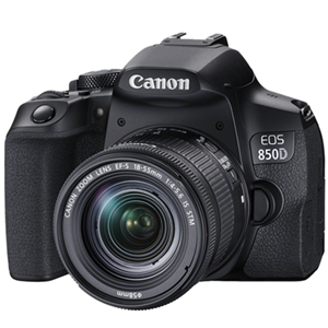 Canon EOS850D 24.1MP APS-C DSLR Camera w/18-55 IS STM Lens – Digital SLR & M/Less Camera | ACP Online