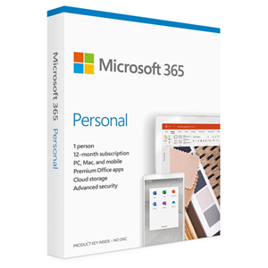 Microsoft 365 Personal - 1 User - 1 Year – Software - Applications | ACP Online