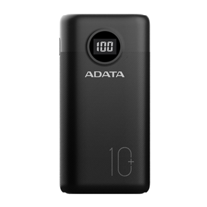ADATA P10000QCD 10000mAh Quick Charge Powerbank - Black – Batteries & Chargers | ACP Online