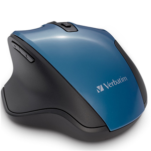 Verbatim Silent Ergonomic Wireless Blue LED Mouse - Teal – Mice | ACP Online
