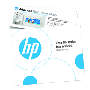 HP Advanced Photo Paper Glossy 5x5in 20 sheet – HP Printers & Accessories | ACP Online