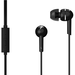 Genius HS-M300 Black In-Earphones with Inline Mic – Headset / Microphone | ACP Online
